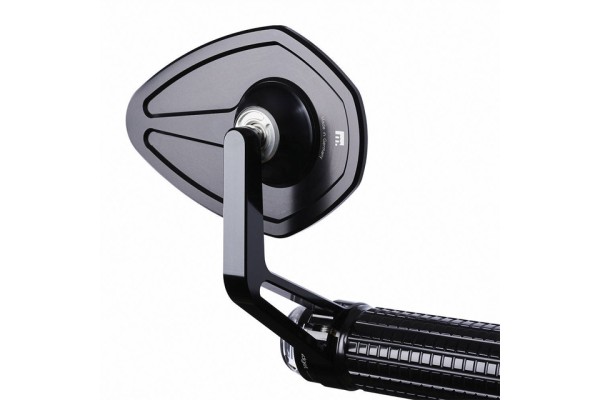 Motogadget Mirror MO.View Street 130, Glasless Handlebar End Mirror, E-Approved.
