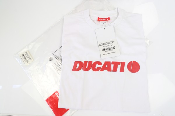 Ducati T-Shirt : Ducatiana Weiss in S