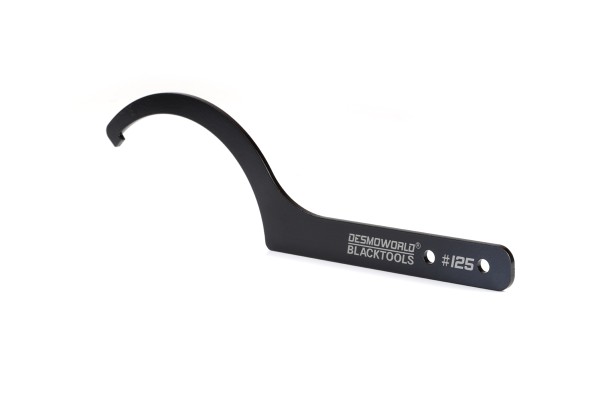 DESMOWORLD #125 "Blacktools" Hook Spanner for Chain Tensioning (Single-Arm Swingarms)