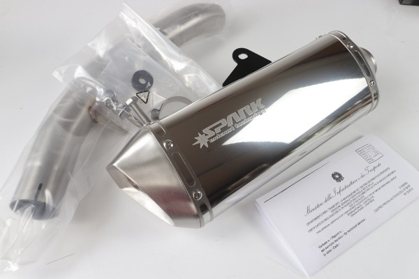 SPARK Exhaust for Kawaski Z800 E (13-16) Polished Stainless Steel